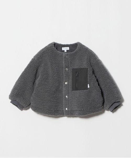 green label relaxing/【スタメンシリーズ】ボア スナップ ブルゾン / キッズ 100cm―160cm/ボア / フリースジャケット