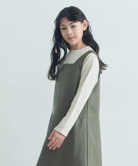 green label relaxing/【WEB限定】キモウ ムジ メロー ロングスリーブ / キッズ100cm―160cm/Tシャツ / カットソー