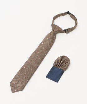 green label relaxing/ネクタイ チーフ セット（ドット） / キッズ 手洗い可能/ネクタイ / ボウタイ