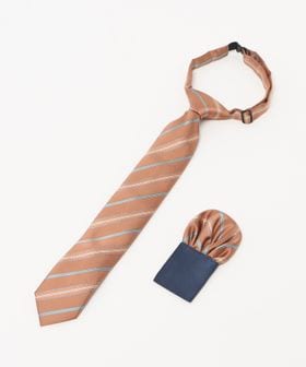 green label relaxing/ネクタイ チーフ セット（ストライプ） / キッズ  手洗い可能/ネクタイ / ボウタイ