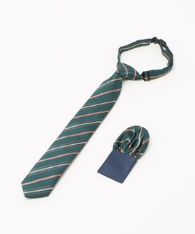 green label relaxing/ネクタイ チーフ セット（ストライプ） / キッズ  手洗い可能/ネクタイ / ボウタイ