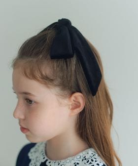 green label relaxing/ビッグ リボン ヘアゴム  / キッズ /ヘアアクセサリー