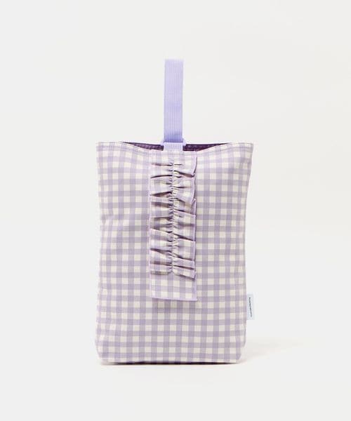 green label relaxing/シューズバッグ（ギンガム） / キッズ/トートバッグ