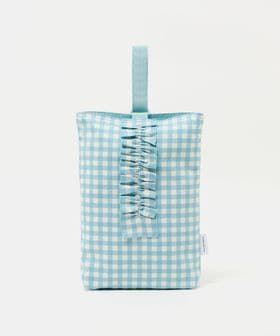 green label relaxing/シューズバッグ（ギンガム） / キッズ/トートバッグ