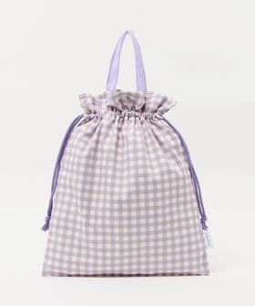 green label relaxing/巾着バッグ（大）（ギンガム） / キッズ/その他バッグ