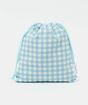 green label relaxing/巾着バッグ（小）（ギンガム） / キッズ/その他バッグ