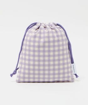 green label relaxing/巾着バッグ（小）（ギンガム） / キッズ/その他バッグ