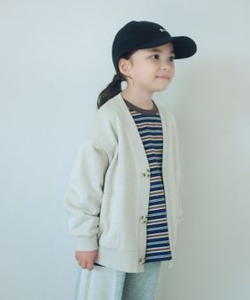 green label relaxing/裏毛 Vネック カーディガン / キッズ  100cm―160cm/カーディガン / ボレロ