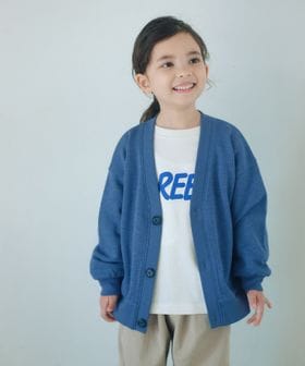 green label relaxing/裏毛 Vネック カーディガン / キッズ  100cm―160cm/カーディガン / ボレロ