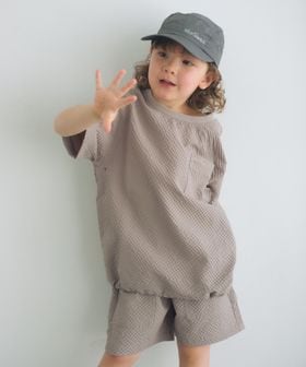 WILD THINGS/【別注】＜WILD THINGS＞ ポケット プルオーバー Tシャツ / キッズ 110cm―130cm/シャツ / ブラウス