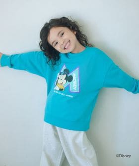 green label relaxing/【別注】＜Disney＞裏毛 プルオーバー / キッズ  100cm―130cm/スウェット / パーカー