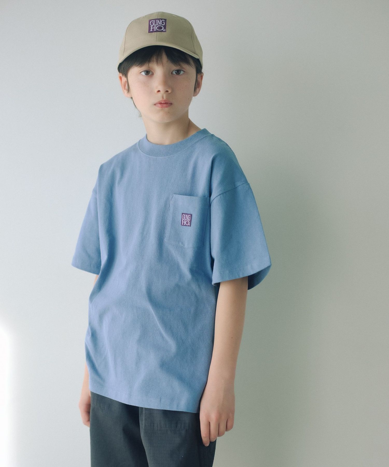 別注】＜GUNG HO＞ポケット Tシャツ / キッズ 140cm―150cm