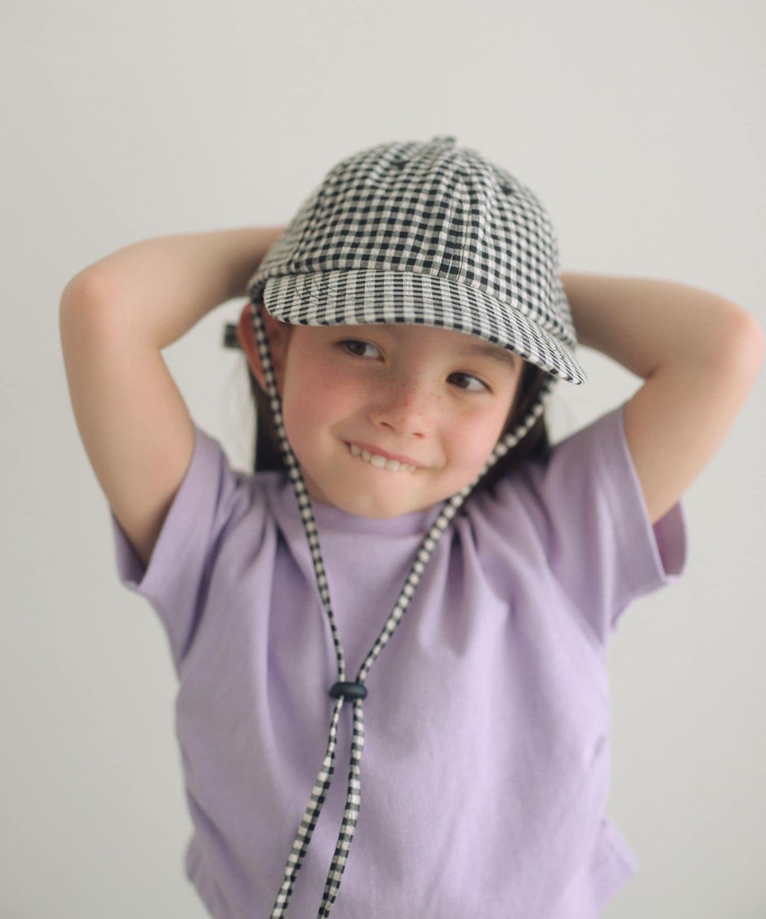 ギンガムキャップ / 帽子 / キッズ