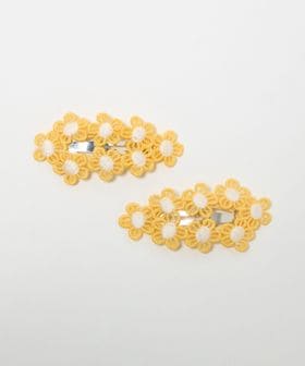 ROCKAHULA KIDS/＜Rockahula Kids＞Crochet Flower ヘアクリップ / キッズ  /ヘアアクセサリー