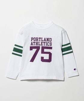 CHAMPION/＜Champion＞ロングスリーブフットボール Tシャツ 110cm―130cm/Tシャツ / カットソー