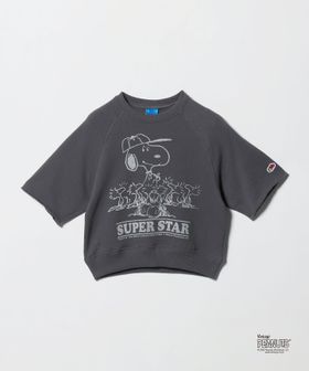 green label relaxing/＜FRUIT OF THE LOOM×PEANUTS＞スウェット 5分袖 / キッズ  110cm―130cm/Tシャツ / カットソー