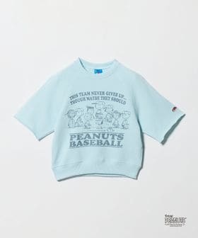 green label relaxing/＜FRUIT OF THE LOOM×PEANUTS＞スウェット 5分袖 / キッズ  110cm―130cm/Tシャツ / カットソー