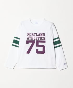 CHAMPION/＜Champion＞ロングスリーブフットボール Tシャツ 140cm―160cm/Tシャツ / カットソー