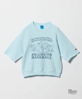 green label relaxing/＜FRUIT OF THE LOOM×PEANUTS＞スウェット 5分袖 / キッズ  140cm―150cm/Tシャツ / カットソー
