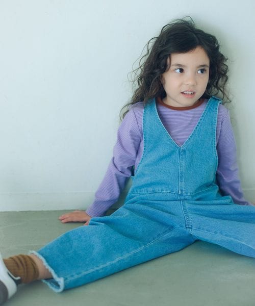 green label relaxing/デニム サロペット / キッズ  100cm―160cm /オーバーオール / オールインワン