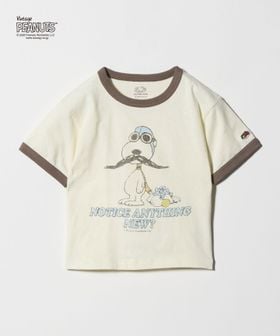 green label relaxing/【別注】＜FRUIT OF THE LOOM × PEANUTS＞リンガーTシャツ / キッズ  110cm―130cm/Tシャツ / カットソー