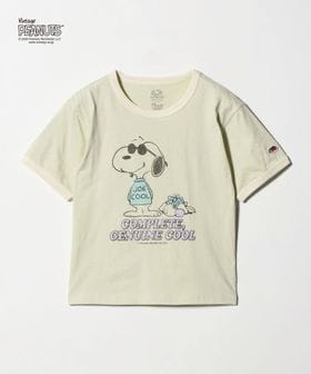 green label relaxing/【別注】＜FRUIT OF THE LOOM × PEANUTS＞リンガーTシャツ / キッズ  140cm―150cm/Tシャツ / カットソー