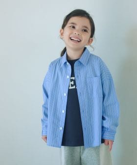 green label relaxing/ストライプシャツ / キッズ  100cm―130cm 撥水/シャツ / ブラウス
