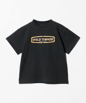 WILD THINGS/【別注】＜WILD THINGS＞ ロゴ ショートスリーブ Tシャツ / キッズ 110cm―130cm/Tシャツ / カットソー
