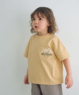 WILD THINGS/【別注】＜WILD THINGS＞ マウンテン ショートスリーブ Tシャツ / キッズ 110cm―130cm/Tシャツ / カットソー