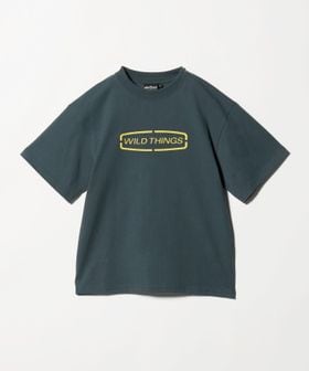 WILD THINGS/【別注】＜WILD THINGS＞ ロゴ ショートスリーブ Tシャツ / キッズ 140cm―160cm/Tシャツ / カットソー