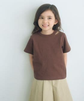 green label relaxing/【WEB限定】ネック スリットTシャツ 100cm―160cm/Tシャツ / カットソー