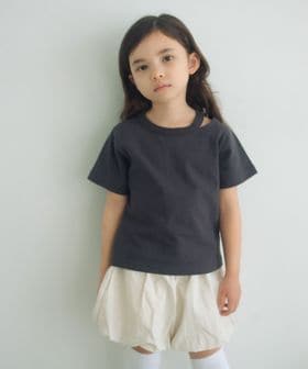 green label relaxing/【WEB限定】ネック スリットTシャツ 100cm―160cm/Tシャツ / カットソー