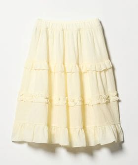 green label relaxing/楊柳フリル ロングスカート / キッズ  110cm―130cm/ミモレ / ロング