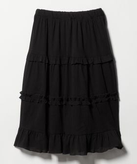 green label relaxing/楊柳フリル ロングスカート / キッズ  140cm―160cm/ミモレ / ロング