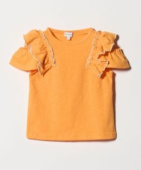 green label relaxing/ショルダースリット フリルTシャツ / キッズ  100cm―130cm/Tシャツ / カットソー