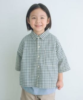 green label relaxing/チェック シャツ / キッズ  100cm―130cm/シャツ / ブラウス