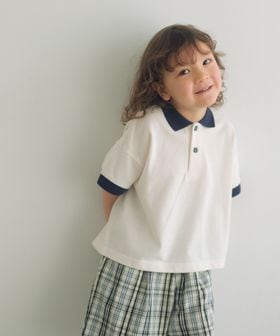 green label relaxing/バイカラー カノコポロシャツ / キッズ  100cm―160cm/ポロシャツ