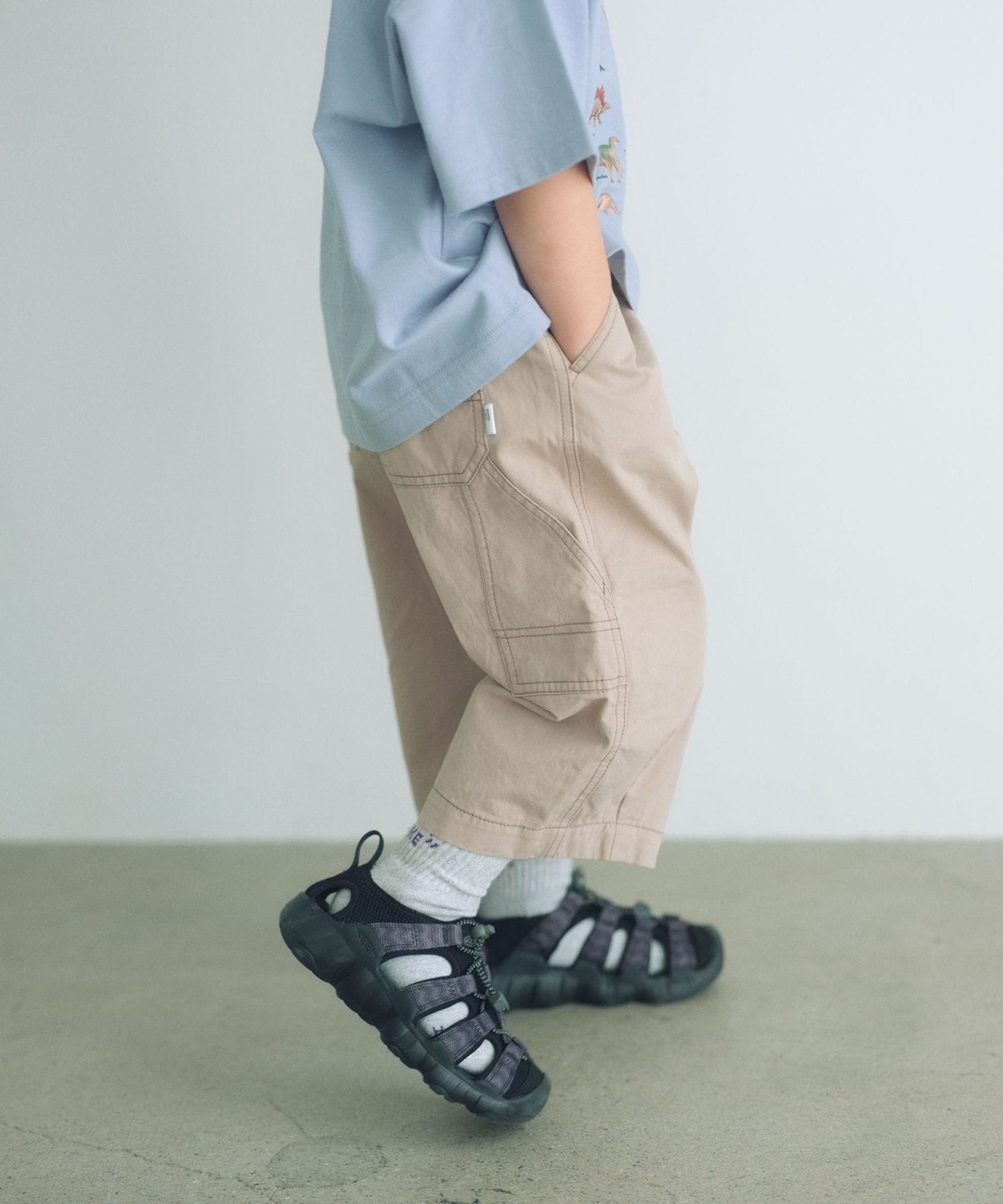 ツイル クロップド ペインター パンツ / キッズ 100cm―160cm