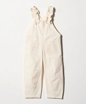 green label relaxing/ツイル フリル サロペット / キッズ  100cm―130cm/オーバーオール / オールインワン