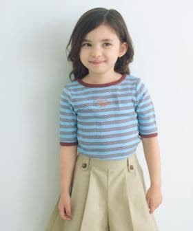 Robert P. Miller/【別注】＜Robert P. Miller＞5分袖 Tシャツ / キッズ  100cm―130cm/Tシャツ / カットソー