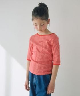 Robert P. Miller/【別注】＜Robert P. Miller＞5分袖 Tシャツ / キッズ  140cm―150cm/Tシャツ / カットソー