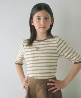 Robert P. Miller/【別注】＜Robert P. Miller＞5分袖 Tシャツ / キッズ  140cm―150cm/Tシャツ / カットソー