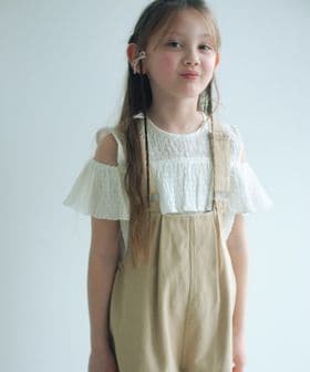 green label relaxing/【COOL CHIC GIRLS STYLE】ラッフルショートスリーブ / キッズ  120cm―160cm/シャツ / ブラウス