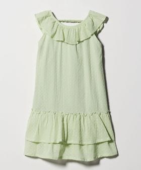 green label relaxing/ドットフリルワンピース / キッズ 100cm―130cm/ワンピース