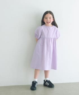 green label relaxing/バックリボン タッサー ワンピース / キッズ 100cm―130cm/ワンピース