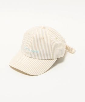 green label relaxing/ストライプ バック リボン キャップ / キッズ/キャップ
