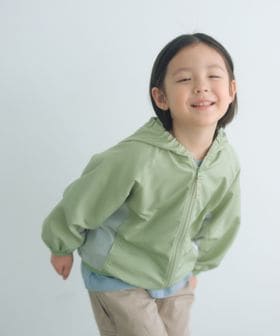 green label relaxing/フード ジップ ブルゾン / キッズ  100cm―160cm 遮熱/その他コート / ブルゾン