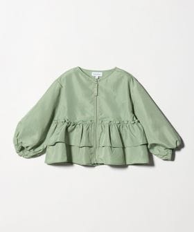 green label relaxing/フリル ギャザーブルゾン / キッズ  100cm―160cm 撥水 UVカット 遮熱/その他コート / ブルゾン