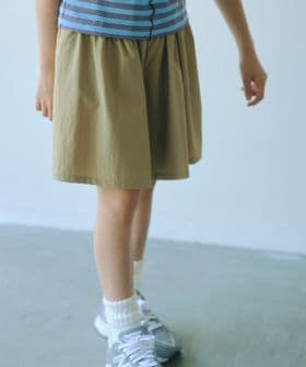green label relaxing/【スタメンシリーズ】タッサーフリルキュロット / キッズ  100cm―160cm/ショート / ハーフパンツ