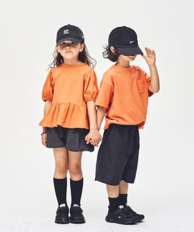 green label relaxing/【スタメンシリーズ】パフスリーブ Tシャツ / キッズ  100cm―160cm/Tシャツ / カットソー